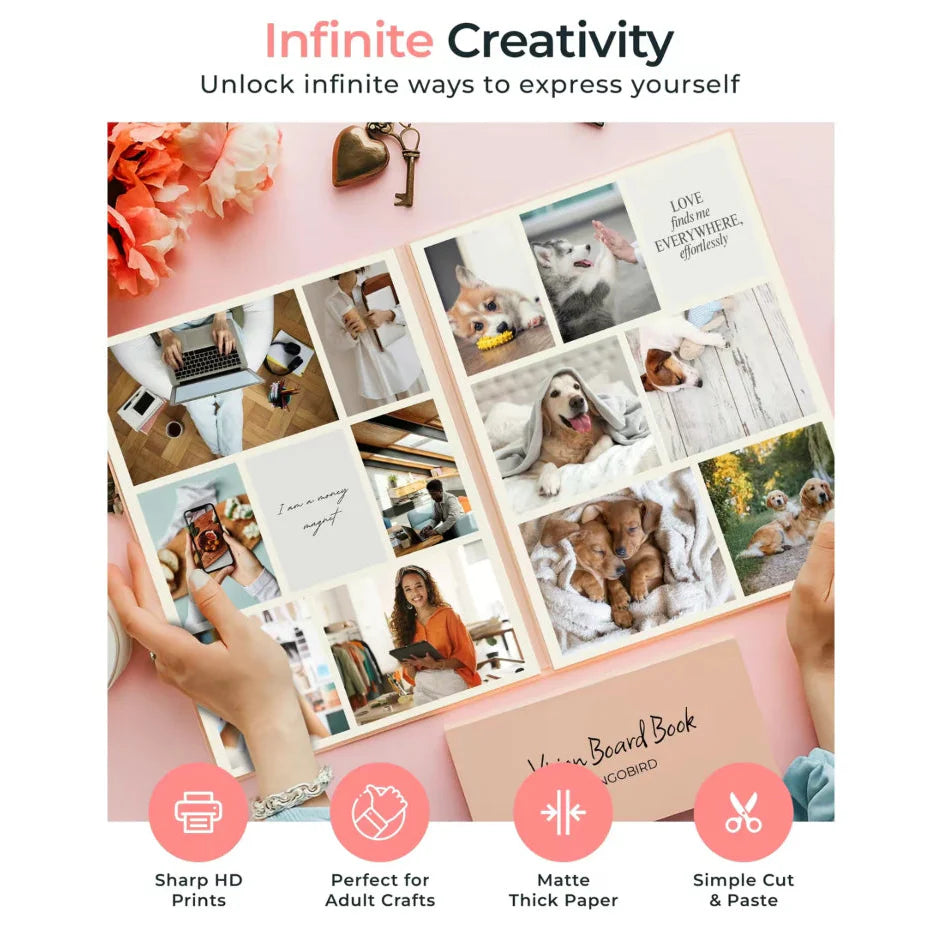 Vision Board Book Magazines with 1000+ Images