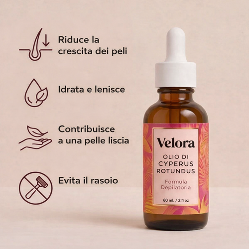 Olio Depilatorio – Specifico per peli da PCOS, per una pelle naturalmente liscia