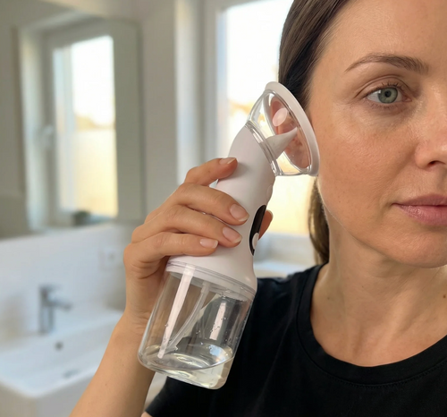 Velora OreillePure™ Enfin soulagée : 3 ans de cérumen éliminés en 5 minutes