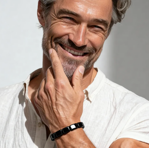 BRACELET HÉMIOS® EN HÉMATITE