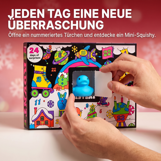 Jeden Tag eine neue Überraschung hinter einem nummerierten Türchen