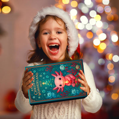 Axolotl Adventskalender 2026 | 24 verschiedene Axolotl-Anhänger