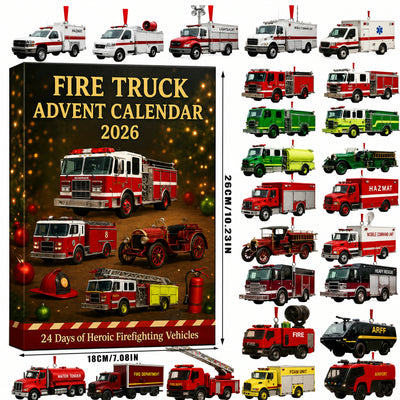 Feuerwehr Adventskalender 2026 | 24 Feuerwehrautos in Miniatur