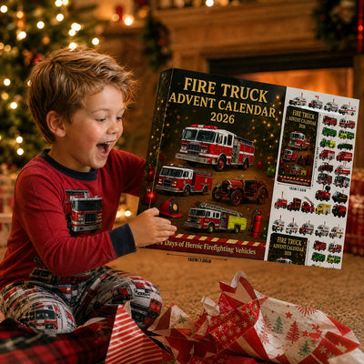 Feuerwehr Adventskalender 2026 | 24 Feuerwehrautos in Miniatur