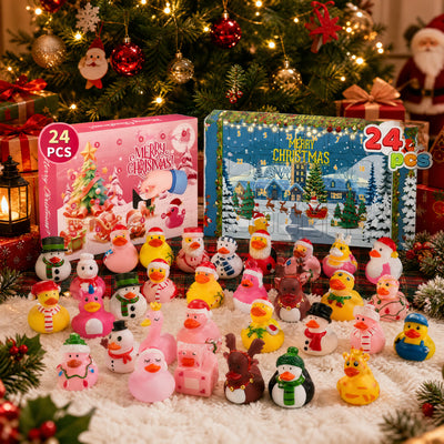 Gummienten Adventskalender 2026 | 24 verschiedene Weihnachts-Badeenten