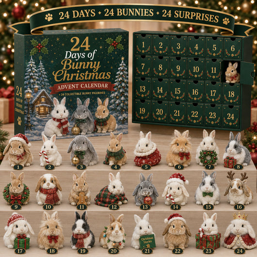 Hasen Adventskalender 2026 | 24 verschiedene Hasen-Figuren
