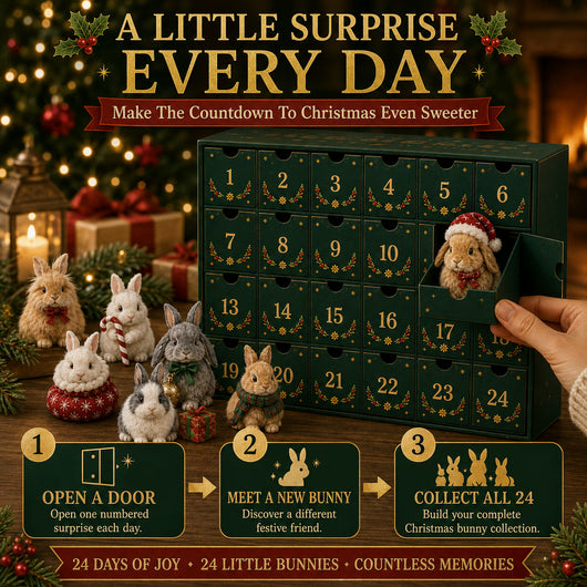 Hasen Adventskalender 2026 | 24 verschiedene Hasen-Figuren
