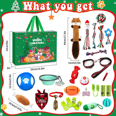 Hund Adventskalender 2026 | 24 Geschenke für den Hund mit Leine