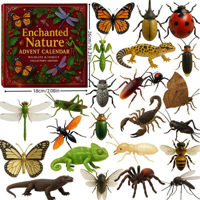 Insekten Adventskalender 2026 | 24 Krabbeltiere und Wildtiere