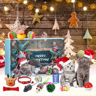 Katzen Adventskalender 2026 | 24 Spielzeuge für die Katze