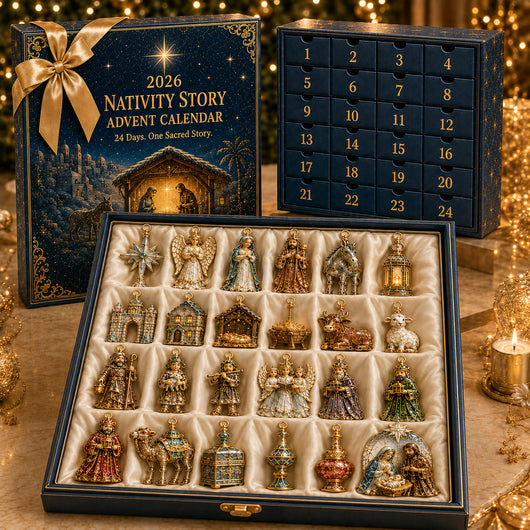 Krippe Adventskalender 2026 | 24 Figuren aus der Weihnachtsgeschichte