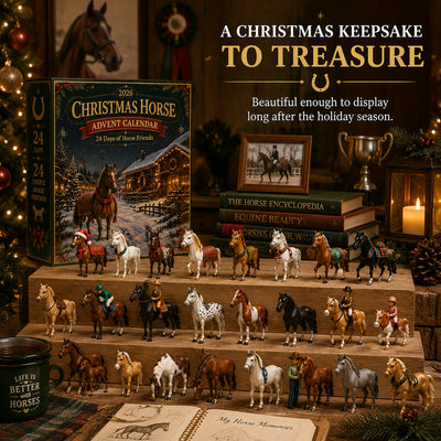 Pferde Adventskalender 2026 | 24 Pferde-Figuren nach echten Rassen